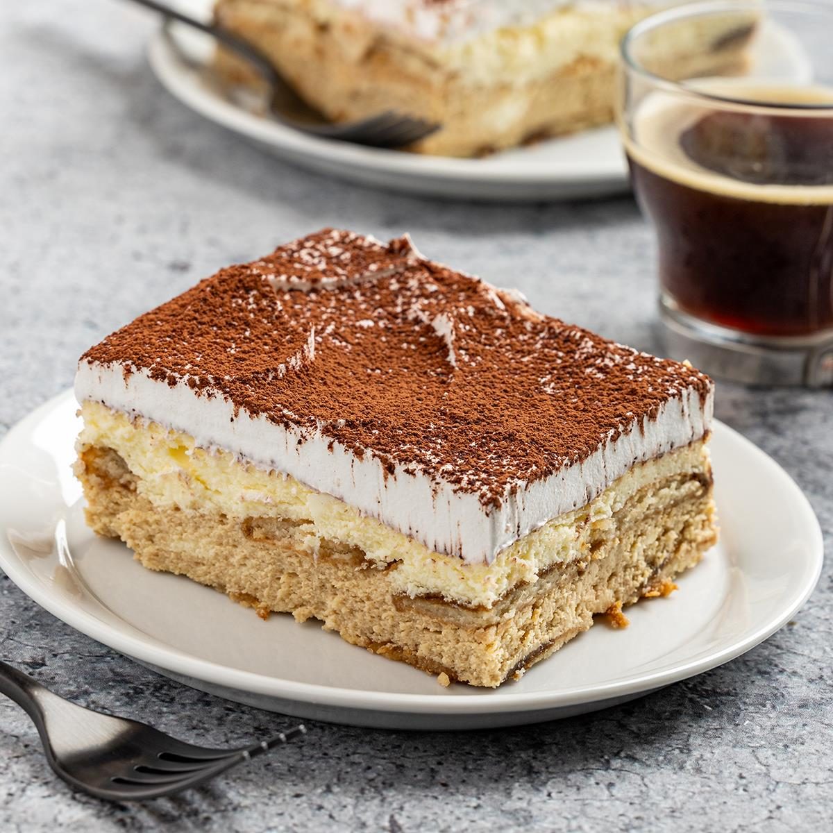 Tiramisu cheesecake dessert